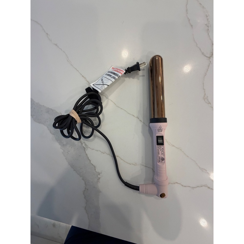 L'ange Ondulé Rose Gold Titanium Curling Wand Blush Pink 25mm HT015B 2001